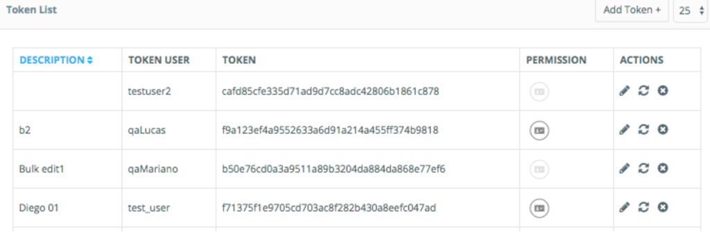 thinQ SMS API Tokens