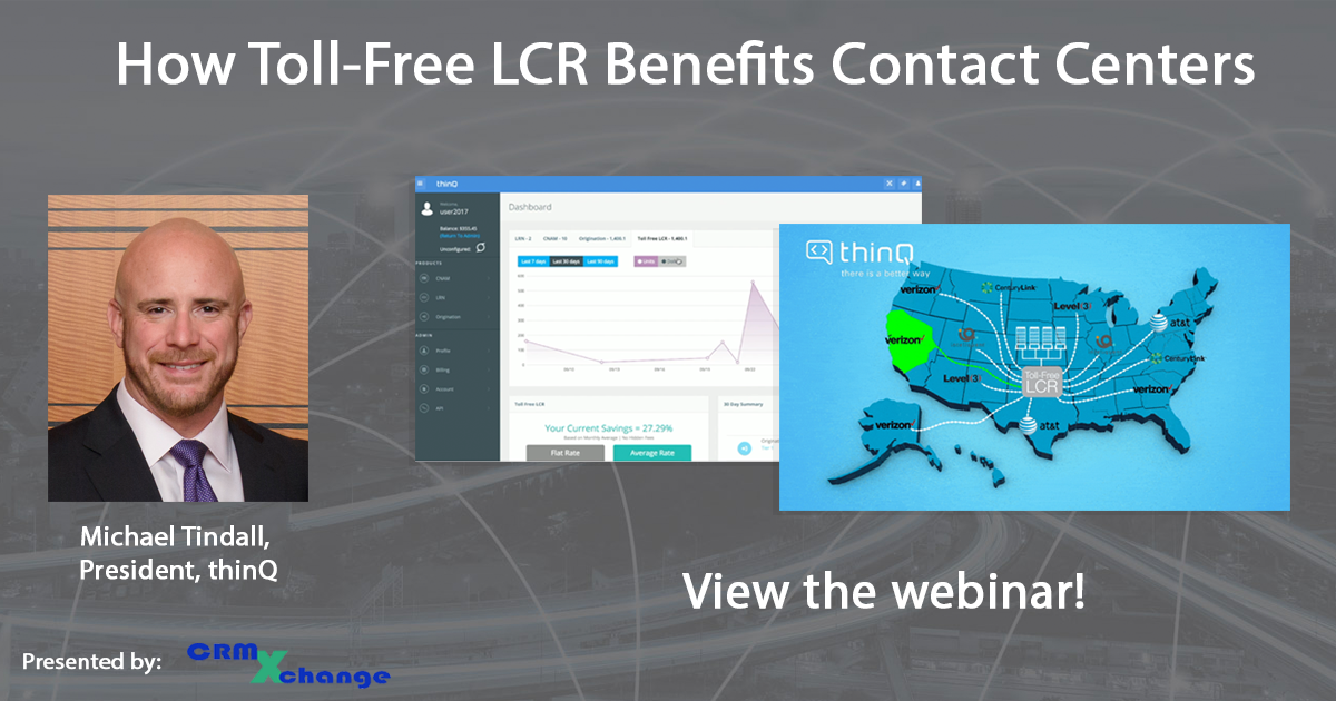 Webinar: How Toll-Free LCR Benefits Contact Centers