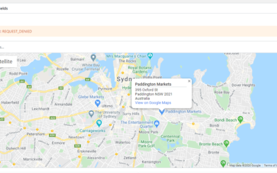 Why is my new E911 address not showing on Google Maps?
